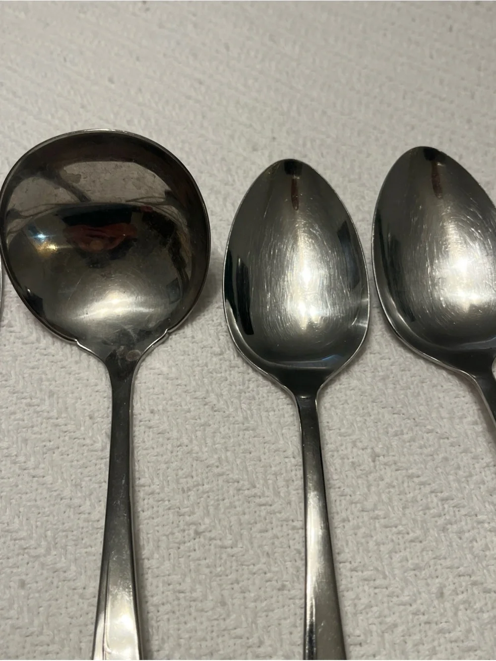 Oneida Community My Rose Silver Floral-Handle Serving Flatware Set